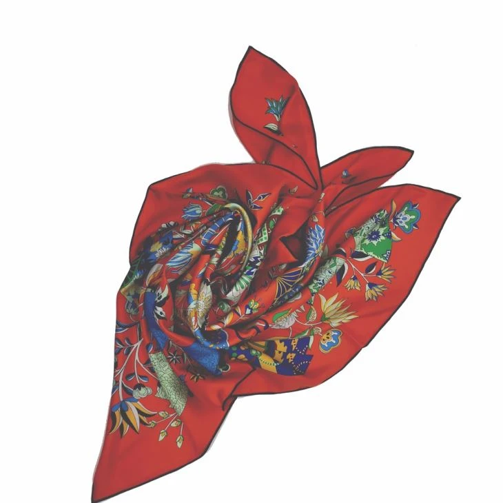 Cheap Printed Scarfs Company Logo Scarf