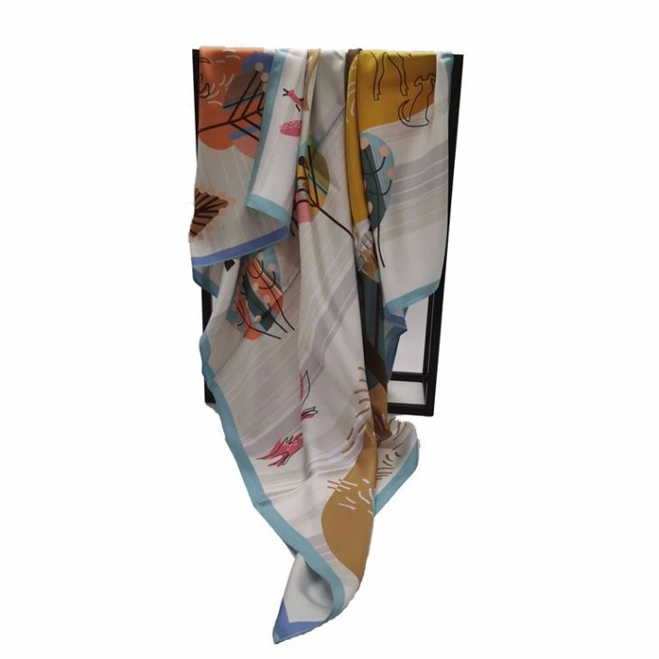 Double Side Silk Twill Scarf Double Side Silk Twill Scarf