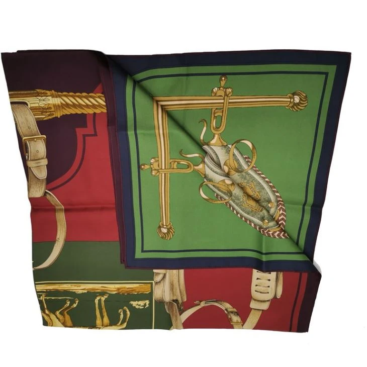 Double Sided Custom Printing Scarf 100 Silk